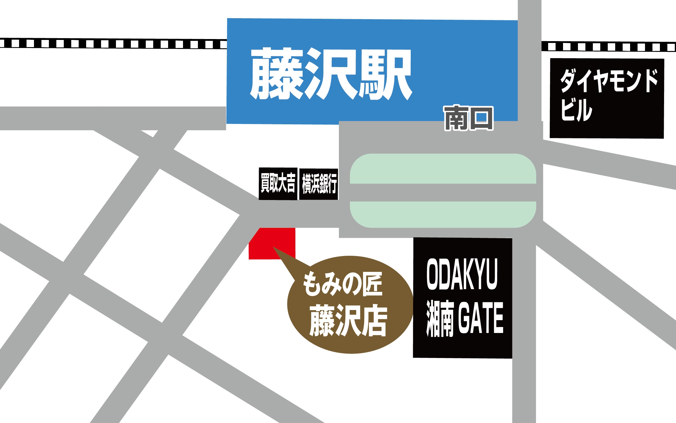 もみの匠 藤沢店 地図
