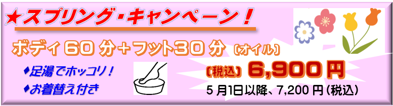 季節キャンペーン実施中