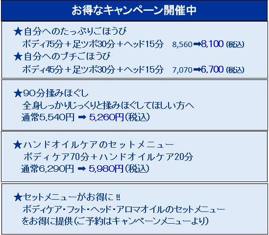 サマーキャンペーン