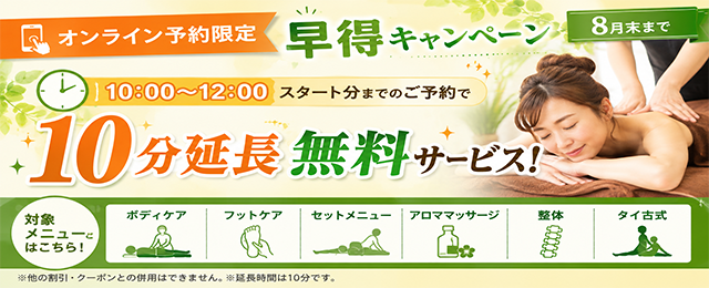早得キャンペーン